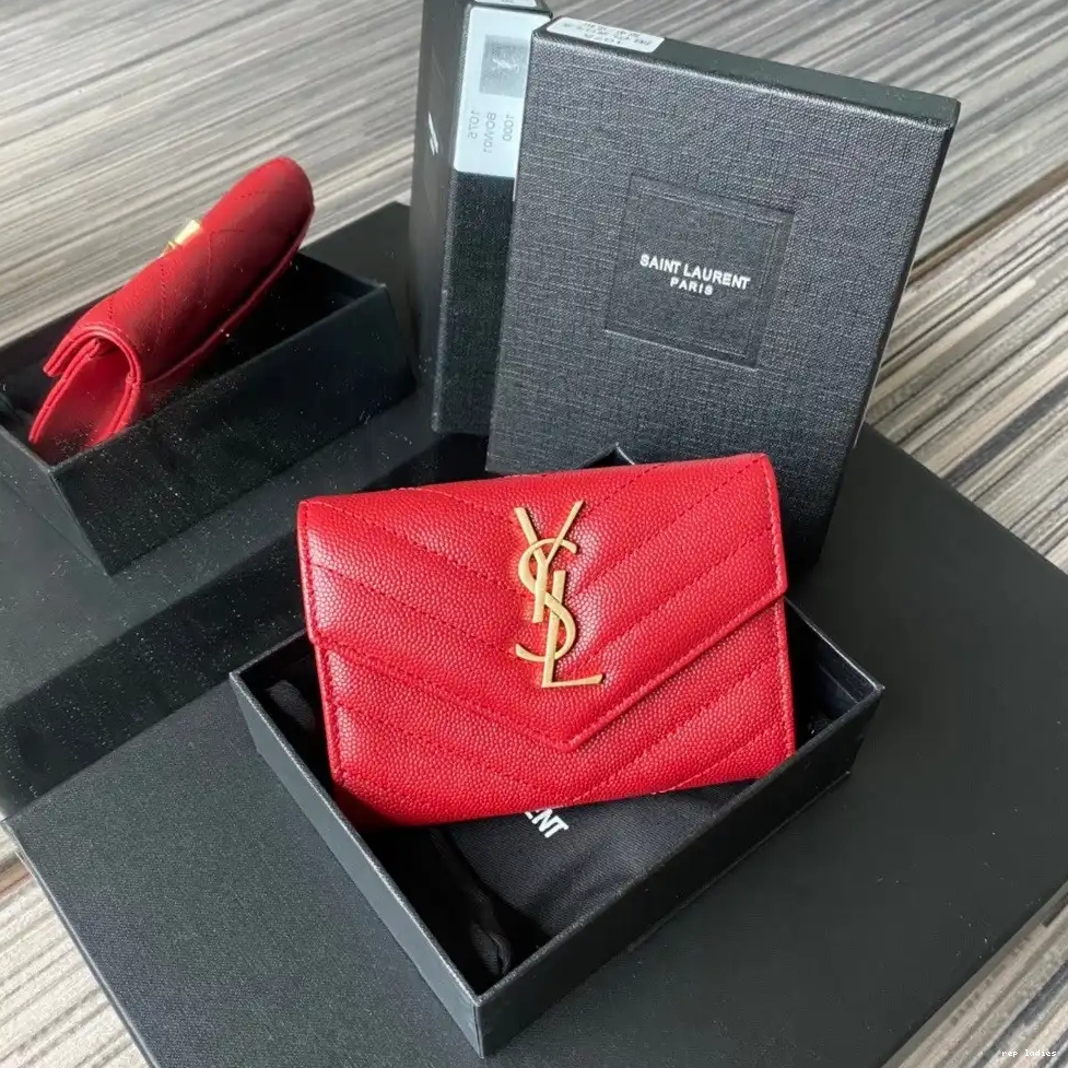 Repzbay REP SMALL MONOGRAM WALLET IN ENVELOPE YSL 0621